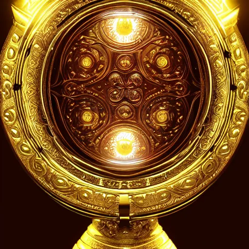 Image similar to magical artifact, faberge, intricate, artstation, dramatic lighting