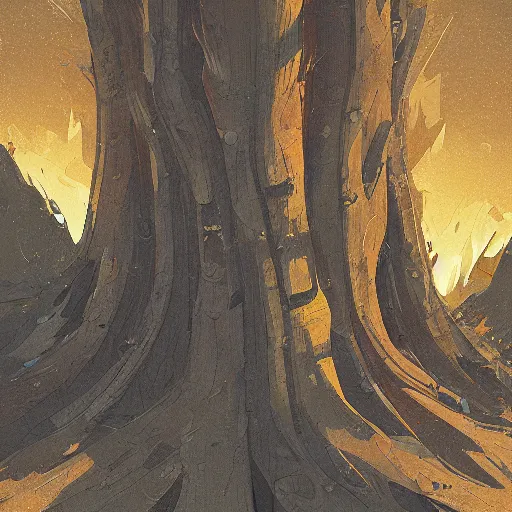 Prompt: digital painted stylized old wood texture by james gilleard, marc simonetti, painterly, digital art, artstation