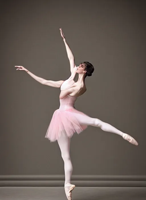 Prompt: a photo of a prima ballerina by peter kemp