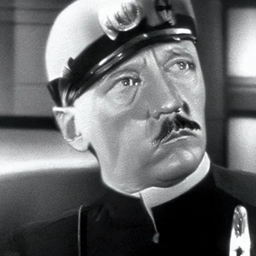 Image similar to A still of Hitler in Star Trek