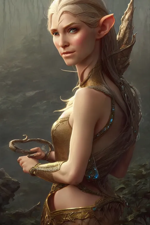 Prompt: beautiful elven princess, accurate anatomy, only two hands, highly detailed, digital painting, artstation, concept art, smooth, sharp focus, illustration, Unreal Engine 5, 8K, art by Ross Tran and Michael Whelan and greg rutkowski and edgar maxence