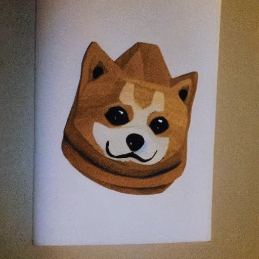 Image similar to doge dog dogecoin as a fury