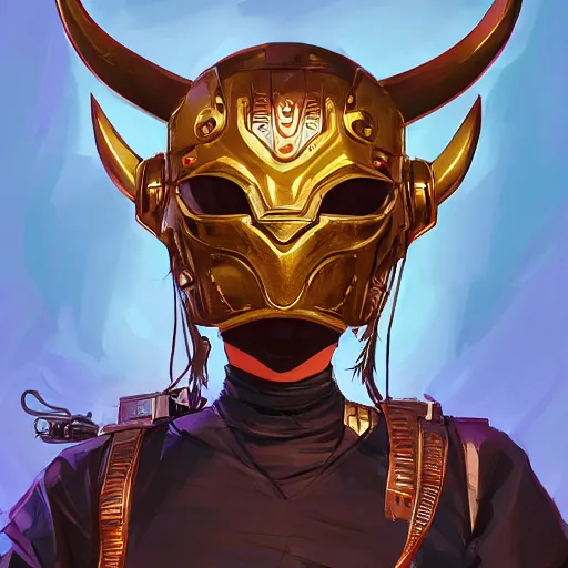 Image similar to cyberpunk viking helmet mask warrior goddess robot ninja fantasy, art gta 5 cover, official fanart behance hd artstation by jesper ejsing, by rhads, makoto shinkai and lois van baarle, ilya kuvshinov, ossdraws