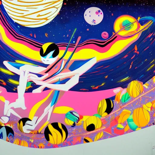 Prompt: Liminal space in outer space by Tomokazu Matsuyama