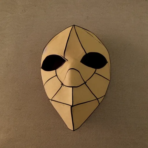 Prompt: handmade cultist mask