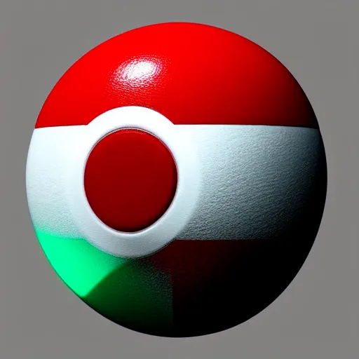 Image similar to a photography of a pokeball ( ( ( pokeball ) ) ), octane render, beautiful natural background, 8 k, pokemon, cinematic lighting