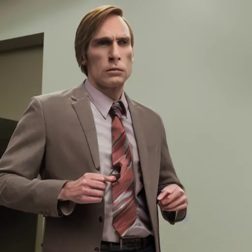 Image similar to Live Action Still of Jerma in Better Call Saul, real life, hyperrealistic, ultra realistic, realistic, highly detailed, epic, HD quality, 8k resolution, body and headshot, film still