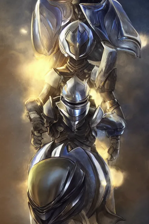 Image similar to helmet armor guardian destiny in witch queen illumination ray tracing hdr fanart arstation by sung choi robot ninja mask and eric pfeiffer and gabriel garza and casper konefal