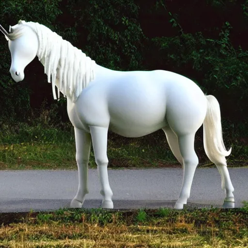 Image similar to magdeburg unicorn as a real life animal