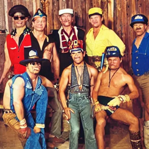 Prompt: the sailor jerry of village people