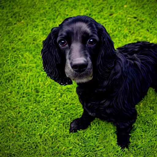 Prompt: black sprocker working as an architect