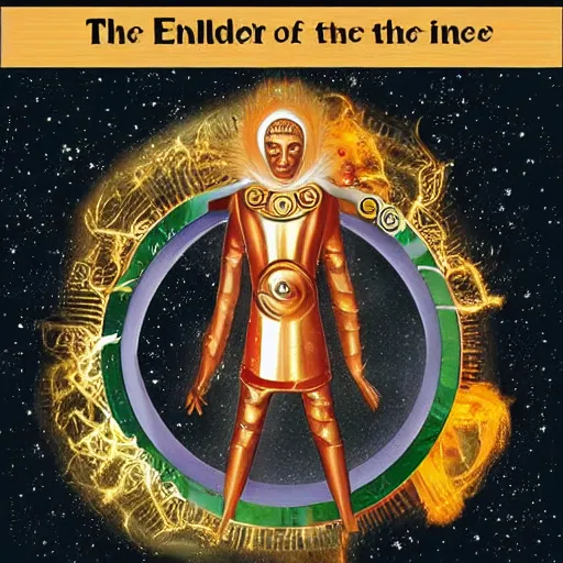 Prompt: the ruler of everything in the end of time, god of time and space