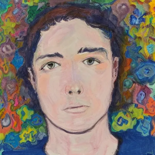 Prompt: portrait of a non-binary person