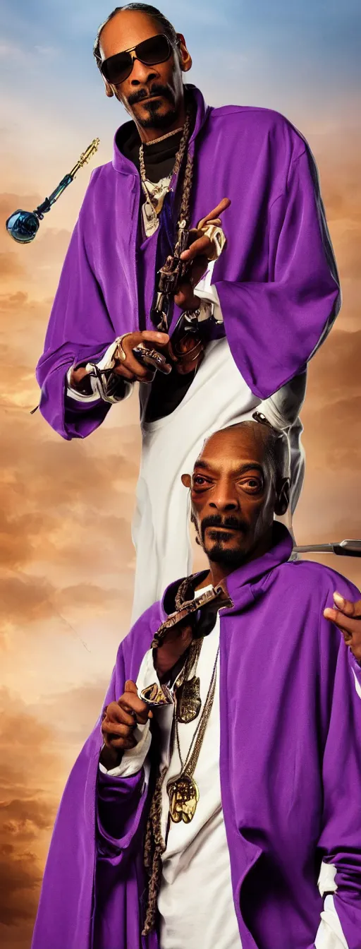 Image similar to snoop dogg as mace windu