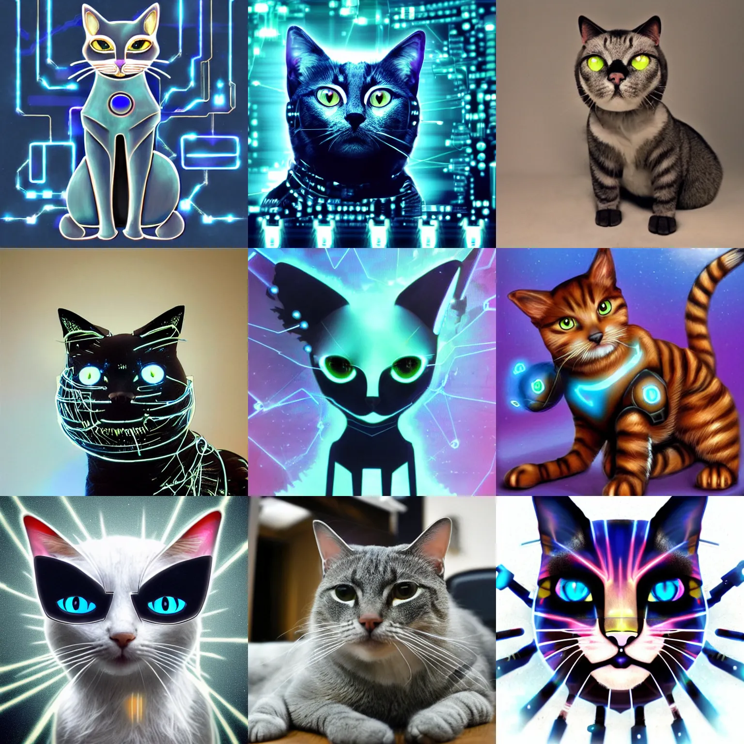 Image similar to cybercat