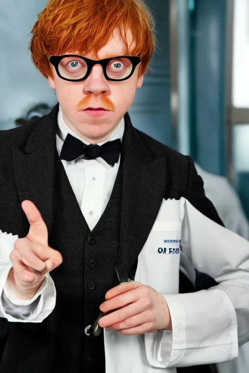 Image similar to Rupert Grint as Dr. Otto Gunther Octavius