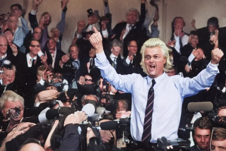Prompt: geert wilders as president of the united states