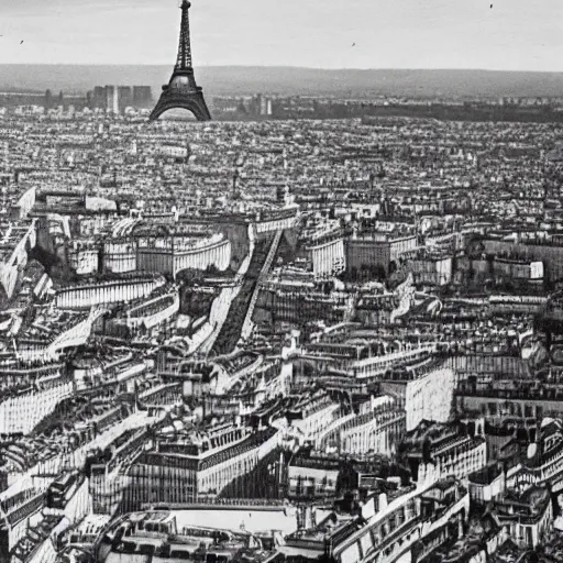 Prompt: photo of paris 5000 years ago