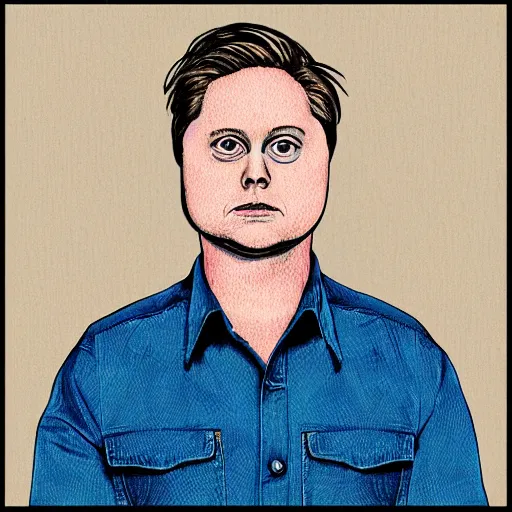 Image similar to tim heidecker as my uber drive, digital art