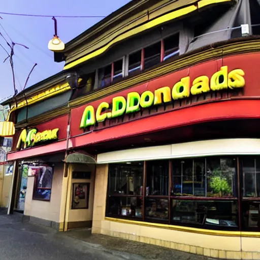 Image similar to photo of McDonald’s restaurant cathedral