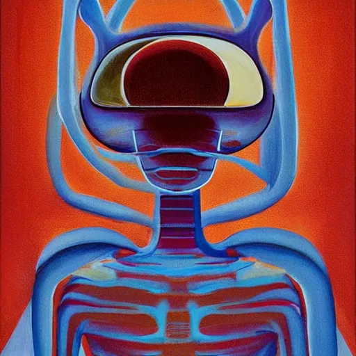 Image similar to alien by wayne thiebaud