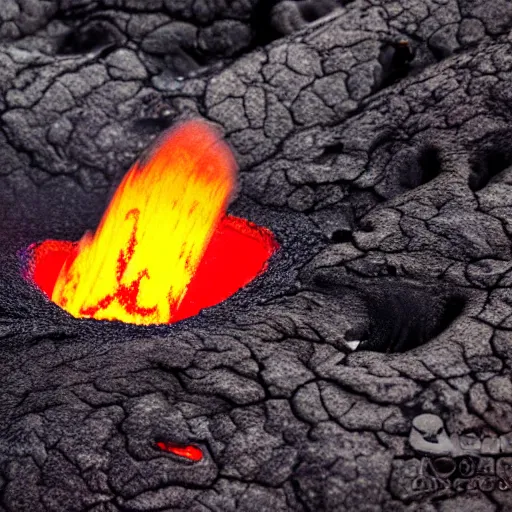 Prompt: lava flowing over a super nintendo, high quality photograph, closeup, 8 k