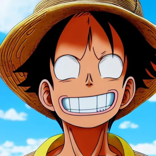 Prompt: photo of monkey d. luffy as a real person, close up, rule of thirds, highly detailed, 4 k, hdr, smooth, sharp focus, anatomically correct, beautiful, perfect,