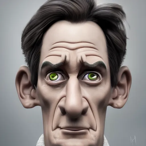 Image similar to Heinz Doofenshmirtz in real life, portrait, photograph, realistic, hyperrealistic, highly detailed, very detailed, extremely detailed, detailed, digital art, trending on artstation