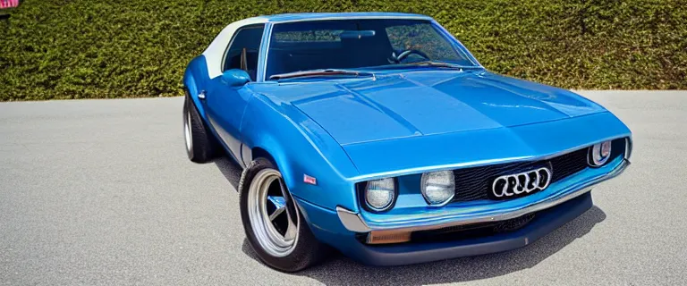 Image similar to denim blue audi camaro b 1 ( 1 9 6 9 )