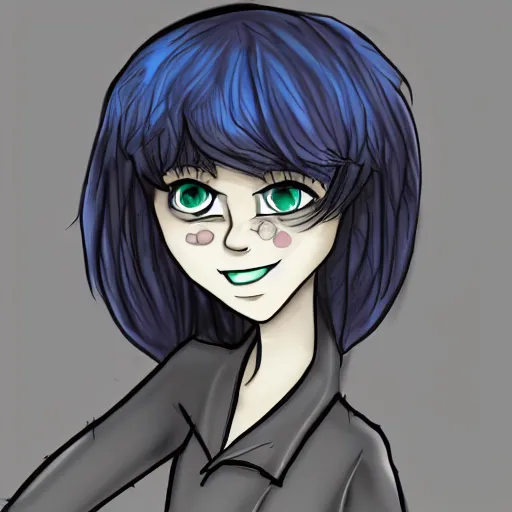 Image similar to bad deviantart drawing