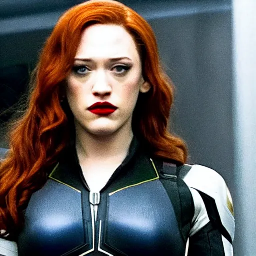 Image similar to a still of kat dennings as black widow in iron man 2 ( 2 0 1 0 )