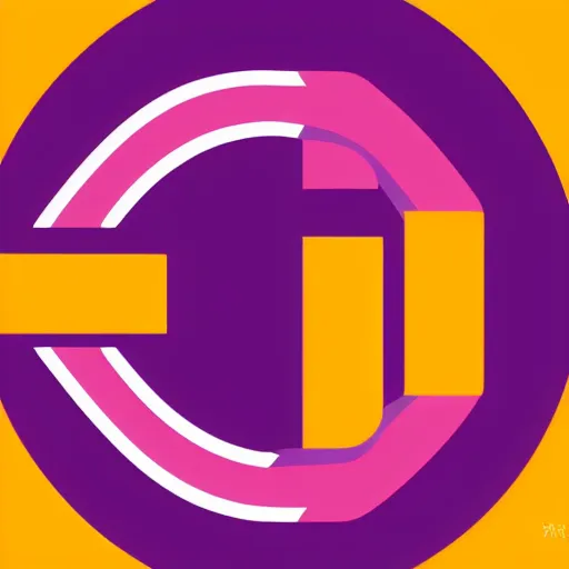 Image similar to letter d, exchange logo, geometric, vector, symmetrical, minimalism, trending dribbble, behance, atrstation