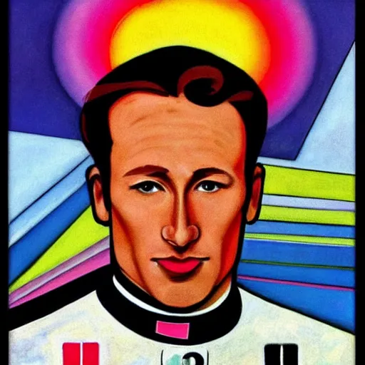 Prompt: christian horner portrait, style by kandinsky, art deco, portrait