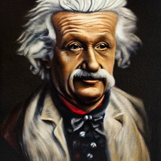 Prompt: scandinavian einstein portrait