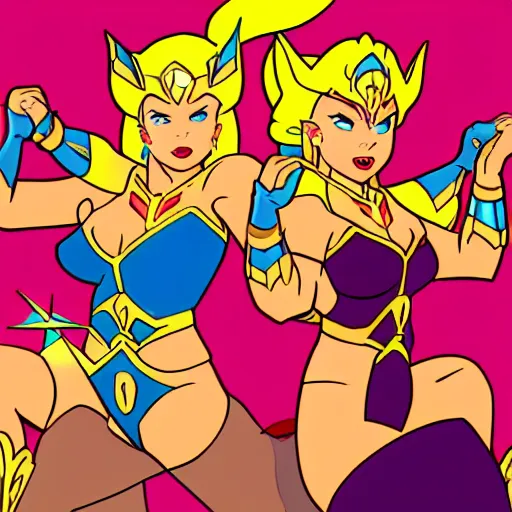 Prompt: Double Trouble from She-Ra