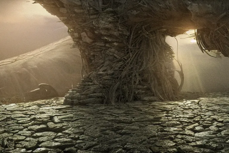 Image similar to tarkovsky scene, hyper realistic, ambient lighting, concept art, intricate, hyper detailed, smooth, dynamic volumetric lighting, octane, raytrace, cinematic, high quality, high resolution, 4 k, film grain, lion king
