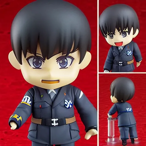 Image similar to adolf hitler, an anime nendoroid of hitler, figurine, detailed product photo