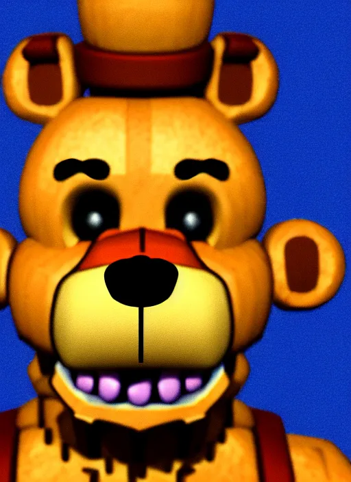 Image similar to portrait of freddy fazbear