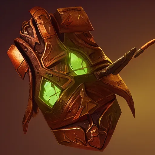 Prompt: artifact, bracers, intricate, artstation, dramatic lighting