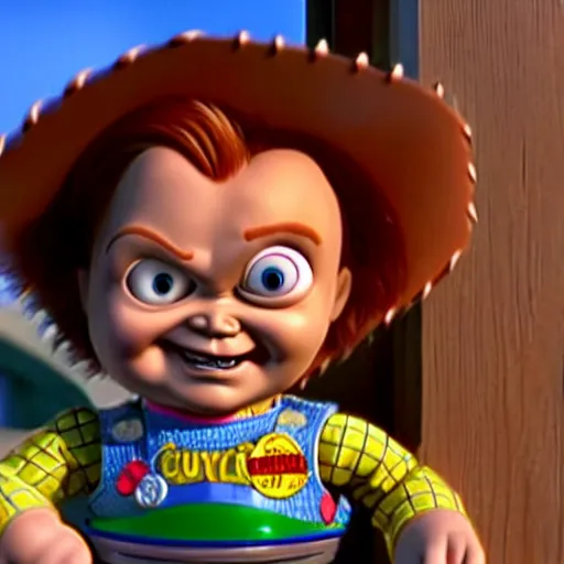 Image similar to Chucky in Toy Story