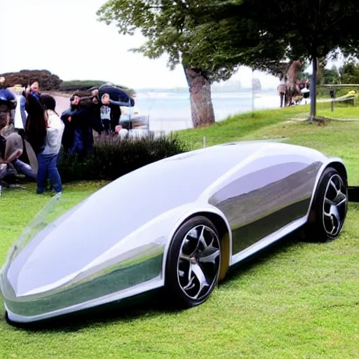 Image similar to a transparent car