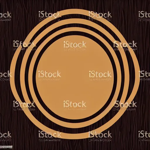 Image similar to wooden bowl atop lathe, vector art, simple