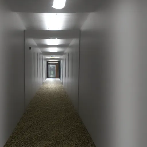 Image similar to hallway leading into the void