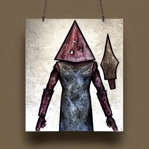 Ink Scarecrow - Pyramid Head Fanart because he got a