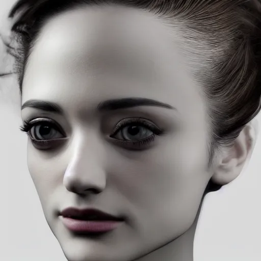 Prompt: round face Emmy Rossum, realistic, photo studio, HDR, 8k, trending on artstation