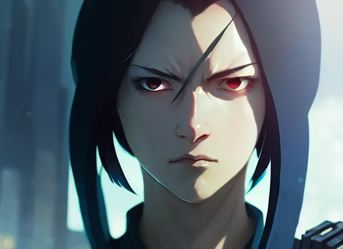 Prompt: a film still portrait of a confident cyberpunk assassin woman, finely detailed features, closeup at the faces, perfect art, at an cyberpunk city, anime, gapmoe grimdark, artstation, trending on pixiv fanbox, painted by greg rutkowski makoto shinkai takashi takeuchi studio ghibli, akihiko yoshida