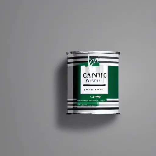 Image similar to can of paint, minimal, modern