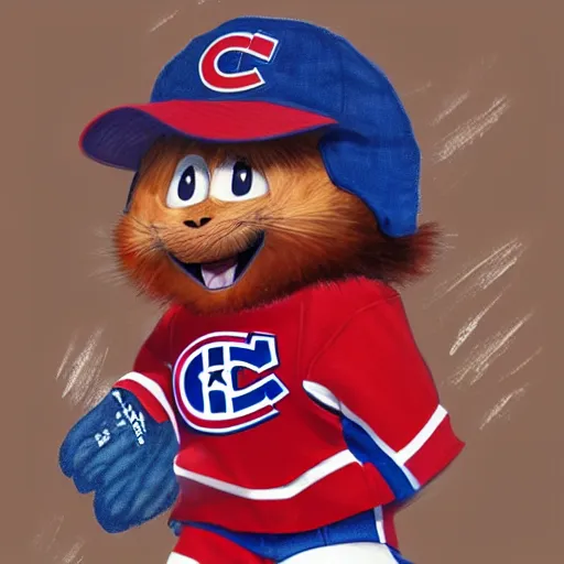 Image similar to Portrait of Youppi the Habs Montreal Canadiens Mascot as a very cute powerful and friendly pokemon, highly detailed, smooth, sharp focus, dynamic lighting, intricate, trending on ArtStation, illustration, art by WLOP