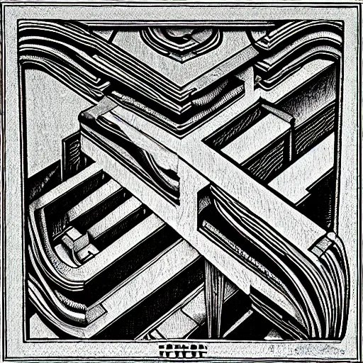 Image similar to conceptual post - mortem album cover made by escher, highly conceptual art, intricate detailed painting, illustration sharp detail, manga 1 9 9 0