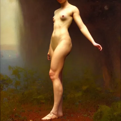 Image similar to a full body portrait of a good - lookiung girl,, high detail, cleary see face, by gaston bussiere, bayard wu, greg rutkowski, odd nerdrum, maxim verehin, dan dos santos, masterpiece, sharp focus, cinematic lightning - h 8 6 8